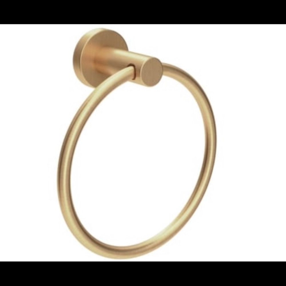 Symmons Dia 6" Wall Mounted Towel Ring - Bronze